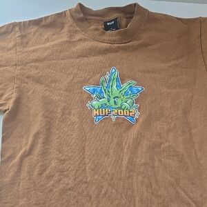 HUF Tan Tee with Vibrant Graphic